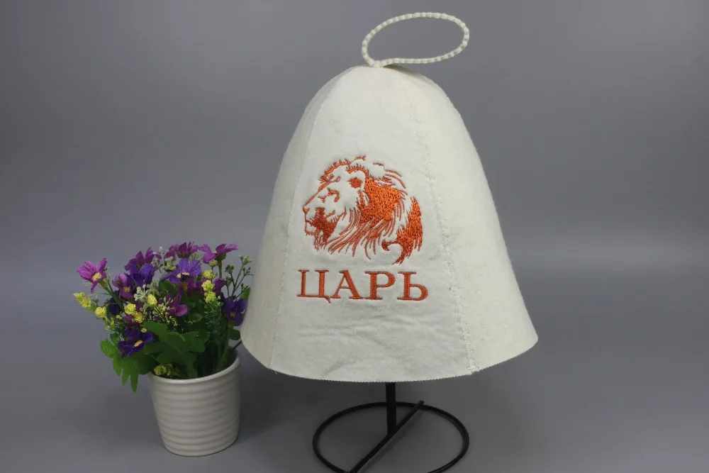 Классическая шерстяная фетровая шапка для ванны и сауны/шерстяная шапочка сауны
