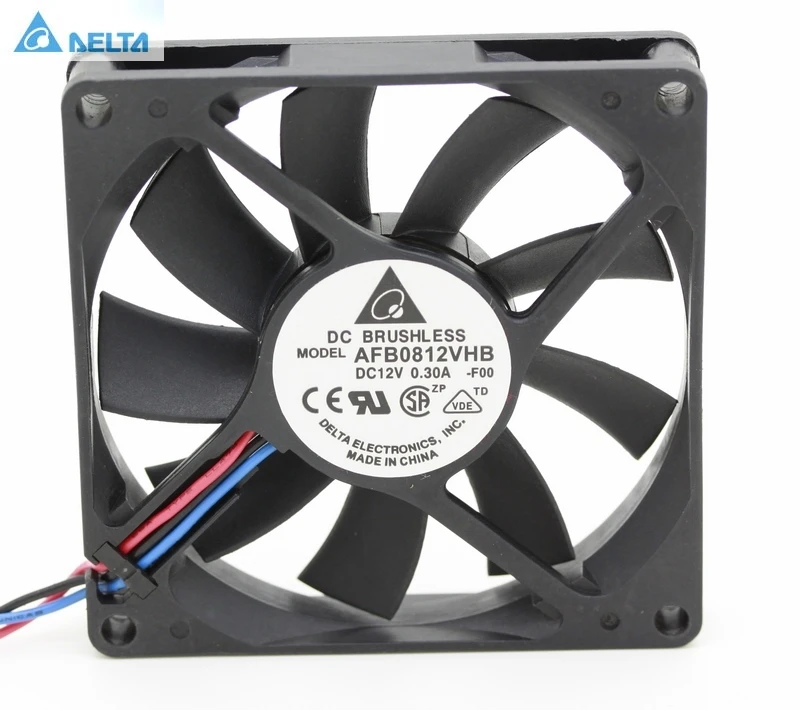 Чехол для компьютера delta 8015 AFB0812VHB 8 см 80x80x15 мм 80 8*8*1 5 12 В 0 30 А Вентилятор охлаждения