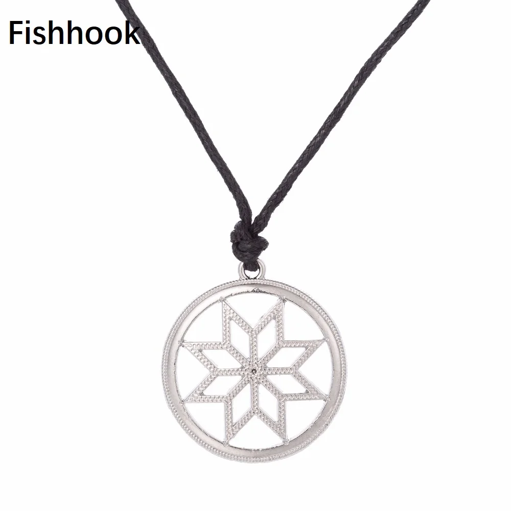 Fishhook славянское ювелирное изделие ожерелье алатыр в кружке этнический кулон