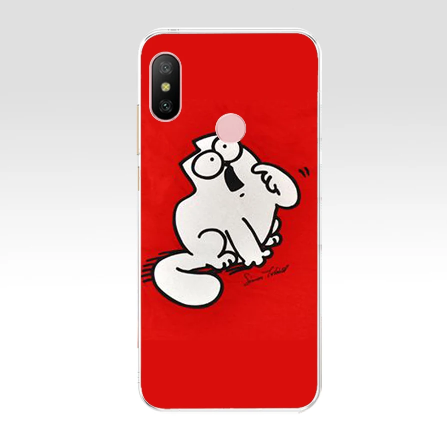 Силиконовый чехол K для Xiaomi MI A2 LITE с полной защитой мягкая задняя крышка из ТПУ