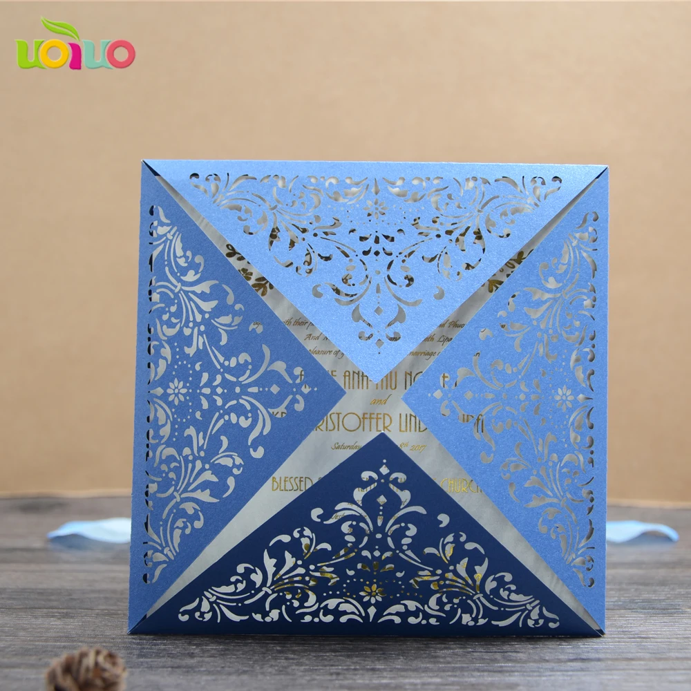 Уникальные четыре складки для печати выездные свадебные пригласительные открытки alibaba оптовый поставщик с