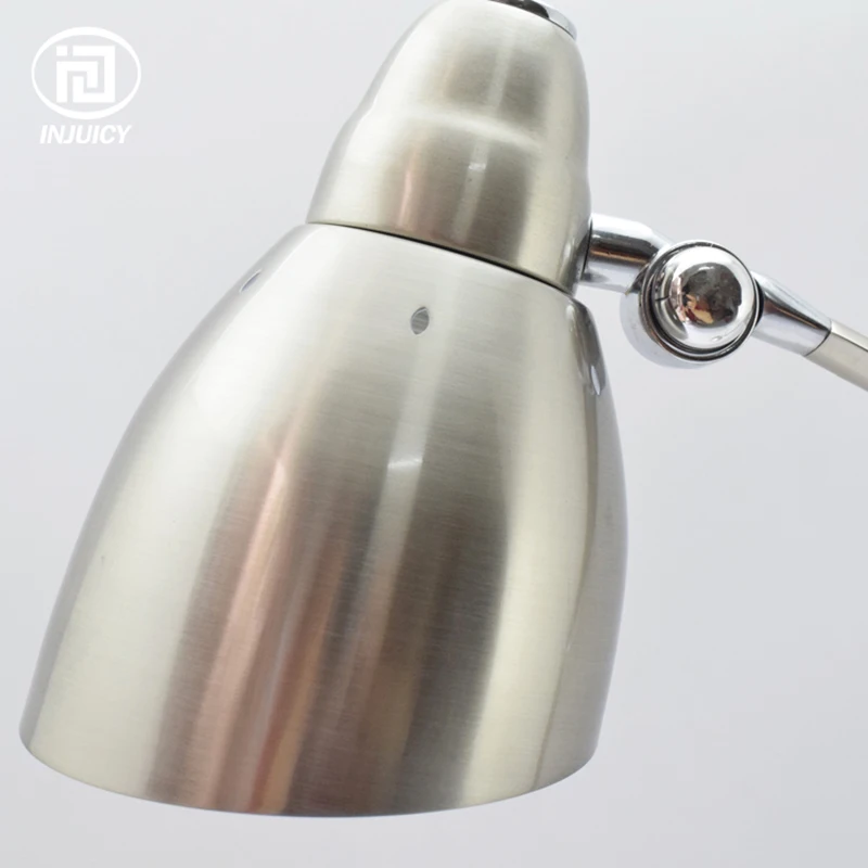 American Style Long Arm Folding LED Table Lights Hotel Computer Bedside Reading Eye Protection Rotary Switch Metal Desk Lamp | Лампы и