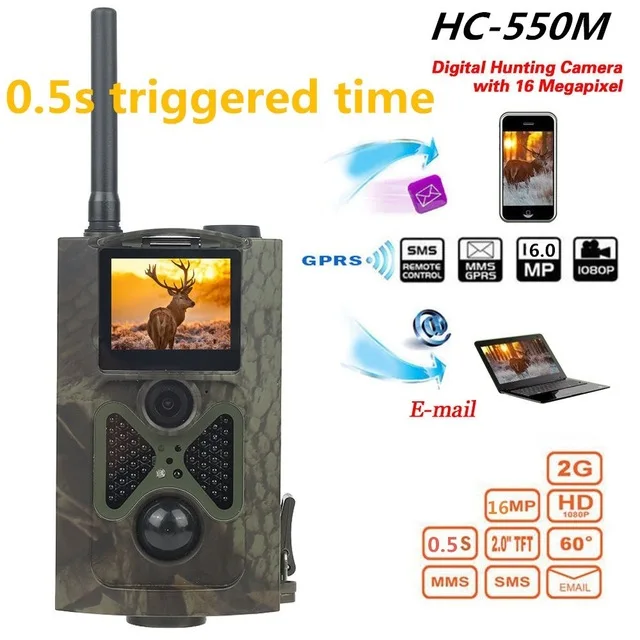 HC550M HD Дикая Охота Trail камера 0 5 S Обнаружение движения цифровая видеокамера с