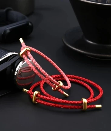 Браслет xiaomi mijia LUCKYME из дикой кожи с кожаной веревкой 25 см 44 см мужской и женский браслет высокого качества