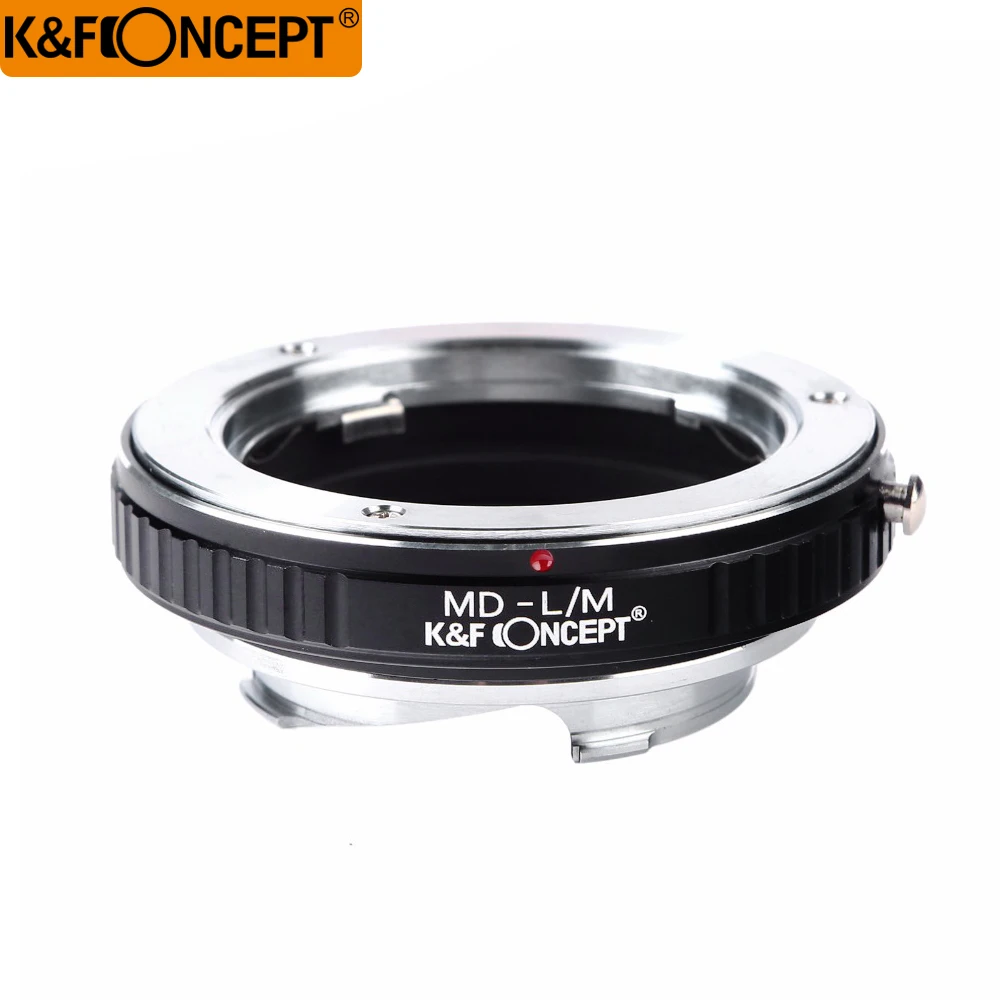 K&F CONCEPT Camera Lens Adapter Ring for Minolta MD SR Mount Lens to for Leica M mount L/M Camera Body universal lens and body covers for minolta md cameras
