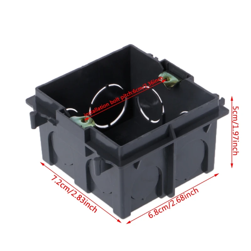 

86 Cassette Wall Plate Box For 86 Type PVC Wall Plate Switch And Socket Stair step Light Lamp Lighting