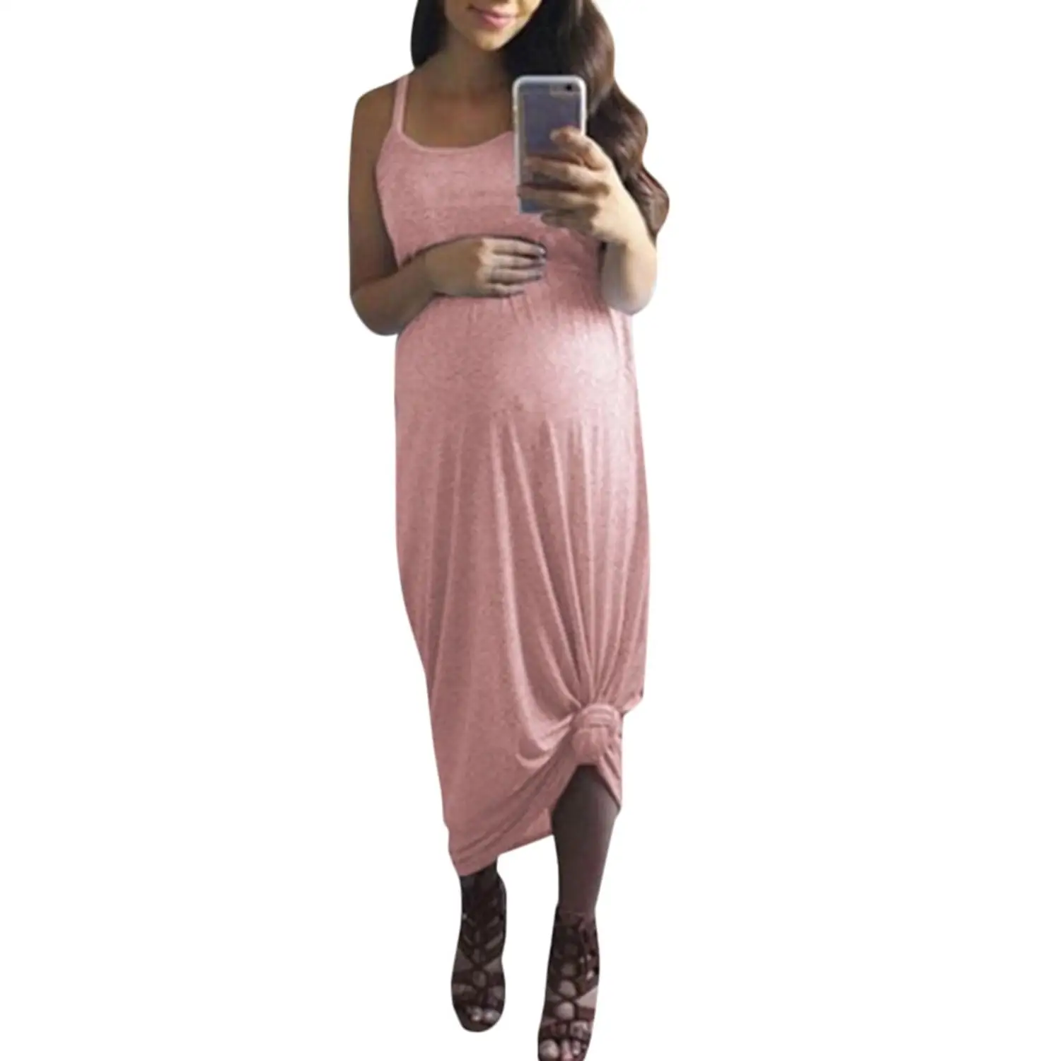 Women 2019 Maternity GownSleeveless Holiday Sundress Pregnancy Dress Summer Dresses Robe De Grossesse Photographie | Мать и ребенок