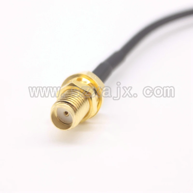 Коннектор JX RF коаксиальный кабель SMA female to TS9 male прямого типа RG174 ОТРЕЗОК кабеля 15