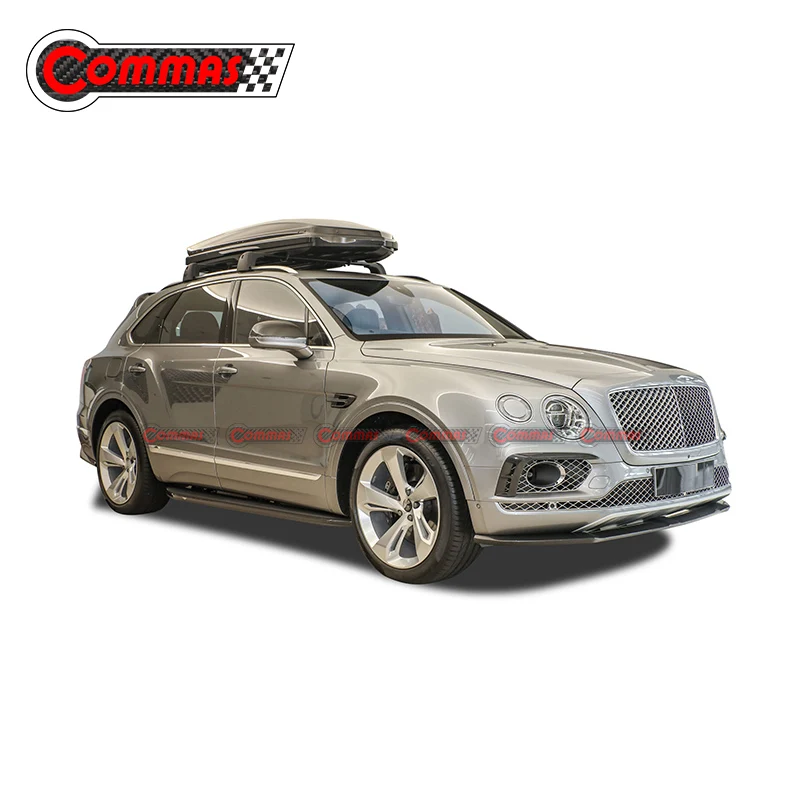 COMMAS углеродное волокно передний бампер подходит для Bentayga W 12 передний диффузор для губ углеродное волокно наборы для тела авто Модификация аксессуары
