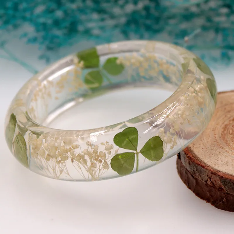Houbian New Resin Dry Flower Bracelet Handmade Natural Dried Jewelry Girl'S Best Birthday Present | Украшения и аксессуары