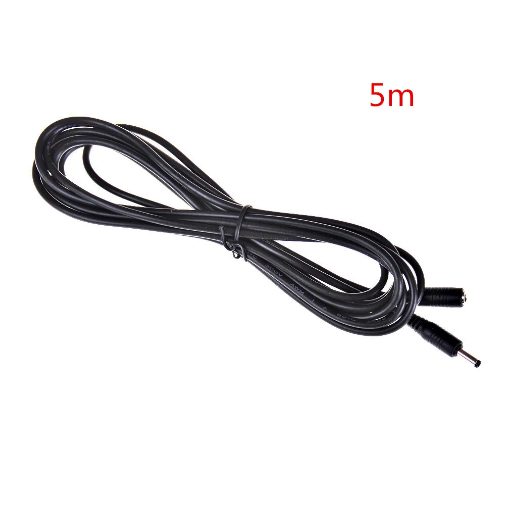 

1pc 10ft 1.5/5 Meters DC 5V Extension Power Cable 3.5*1.35mm for Smart CCTV Security Cameras