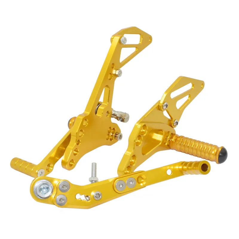 Gold Waase для Suzuki GSXR600 GSXR750 GSXR 600 750 2011 2012 2013- Регулируемые задние наборы Rider Rearset подножки для ног - Цвет: Gold