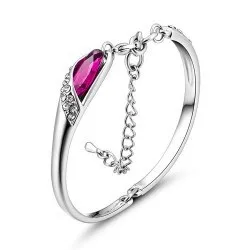 Hot Sale Fashion Gold/Silver Plated Crystal Glass shoes Queen Charm Bracelets &amp Bangles Wedding Accessories Jewelry For Women | Украшения