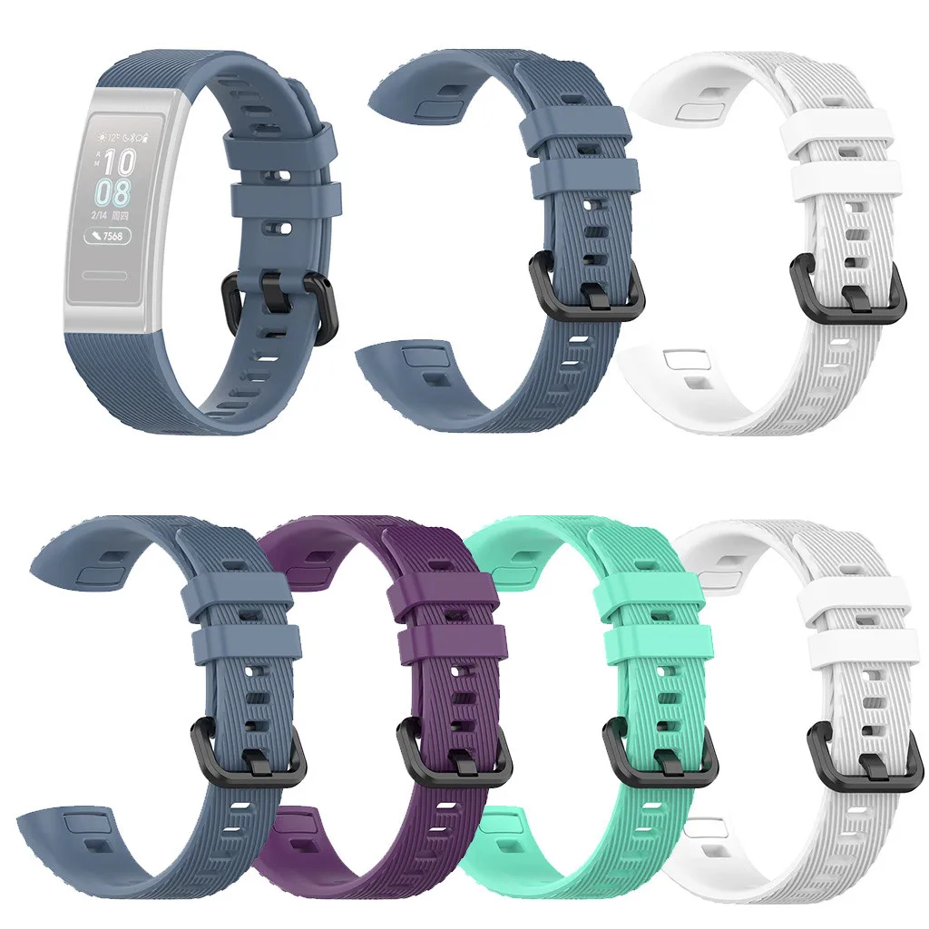 2019 Fashion Sports Men Women Watchbands For Huawei 3/3Pro Smart Watch Silicone Strap Band Wrist Bracelet Durable | Наручные часы