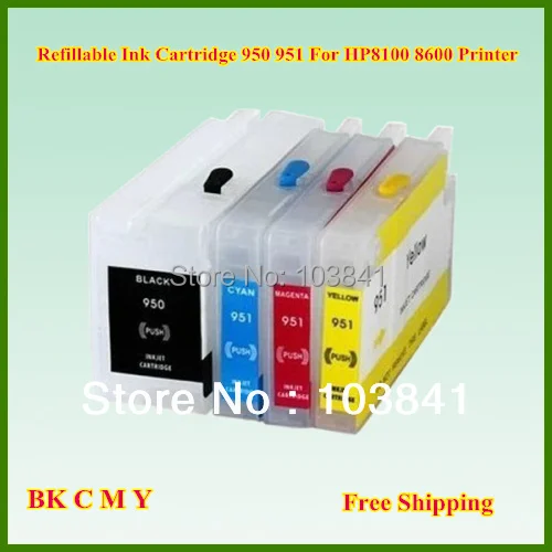 Картридж с чернилами 950xl 951xl 950 951 BK C M Y для принтера HP Officepro 8100 8600|ink cartridge refill|cartridge