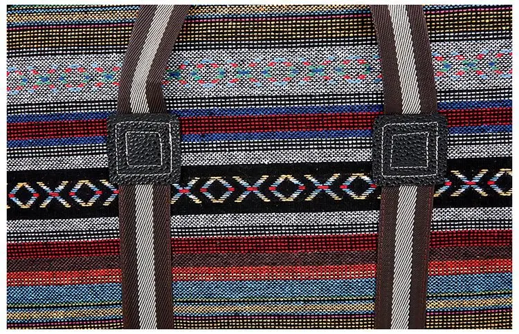 Wobag модная Женская дорожная сумка, сумка для хранения, складная дорожная сумка в цветную полоску, дорожная сумка на короткое расстояние, Мужская большая ВМЕСТИТЕЛЬНОСТЬ