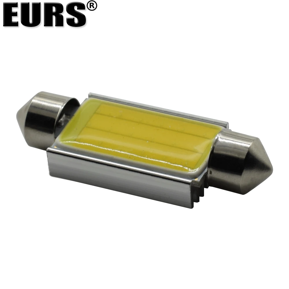 2 шт. гирлянда 40 мм Светодиодная лампа C5W C10W супер яркий COB LED Canbus Error Free авто
