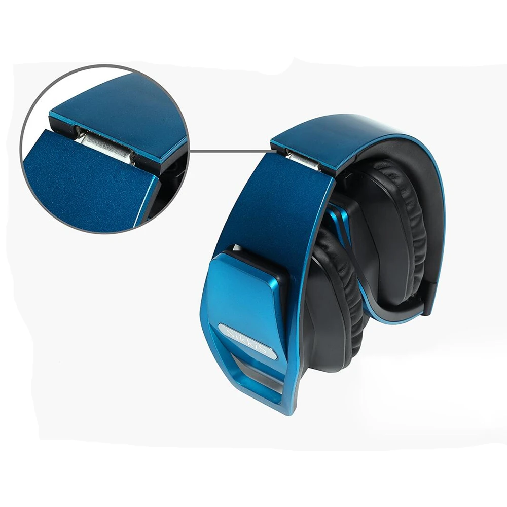 Беспроводные Складные Bluetooth наушники SikkiS с микрофоном дистанционным управлением