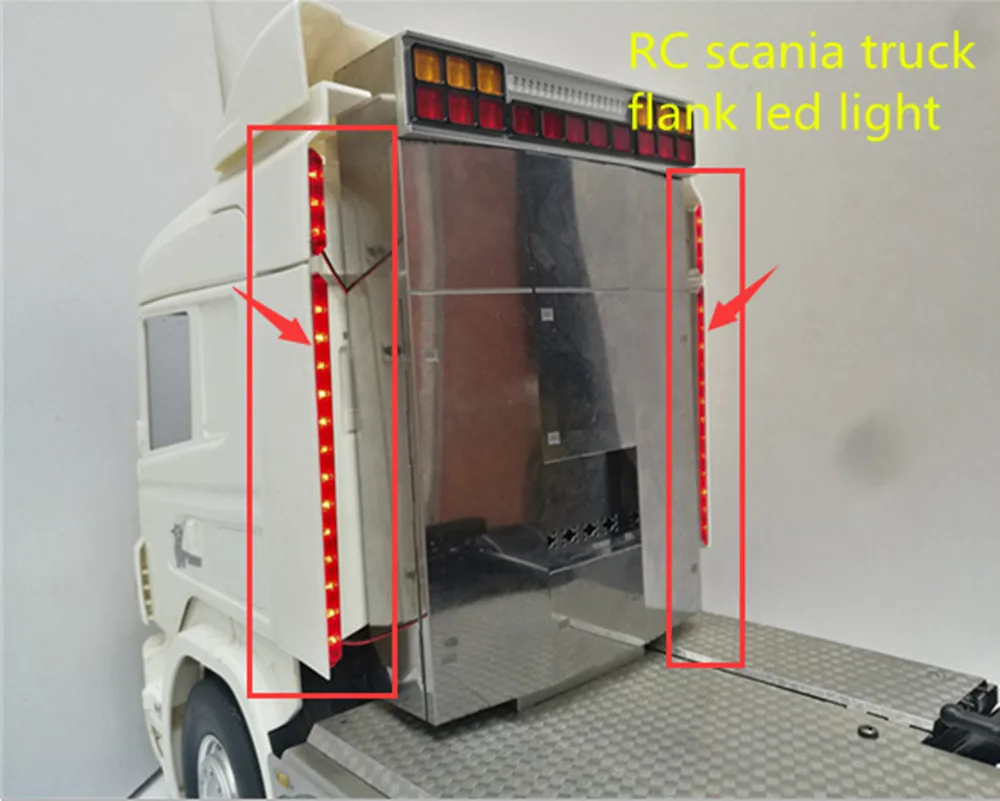 Новый декоративный светодиодный фонарь для грузовика scania с дистанционным