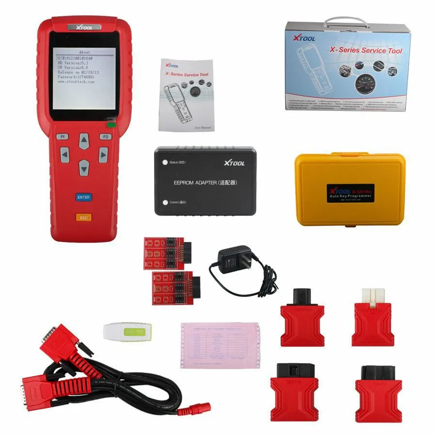 XTOOL X 100 PRO OBD 2 авто ключ программист с EEPROM адаптер код Reamder X100 + регулировка пробега