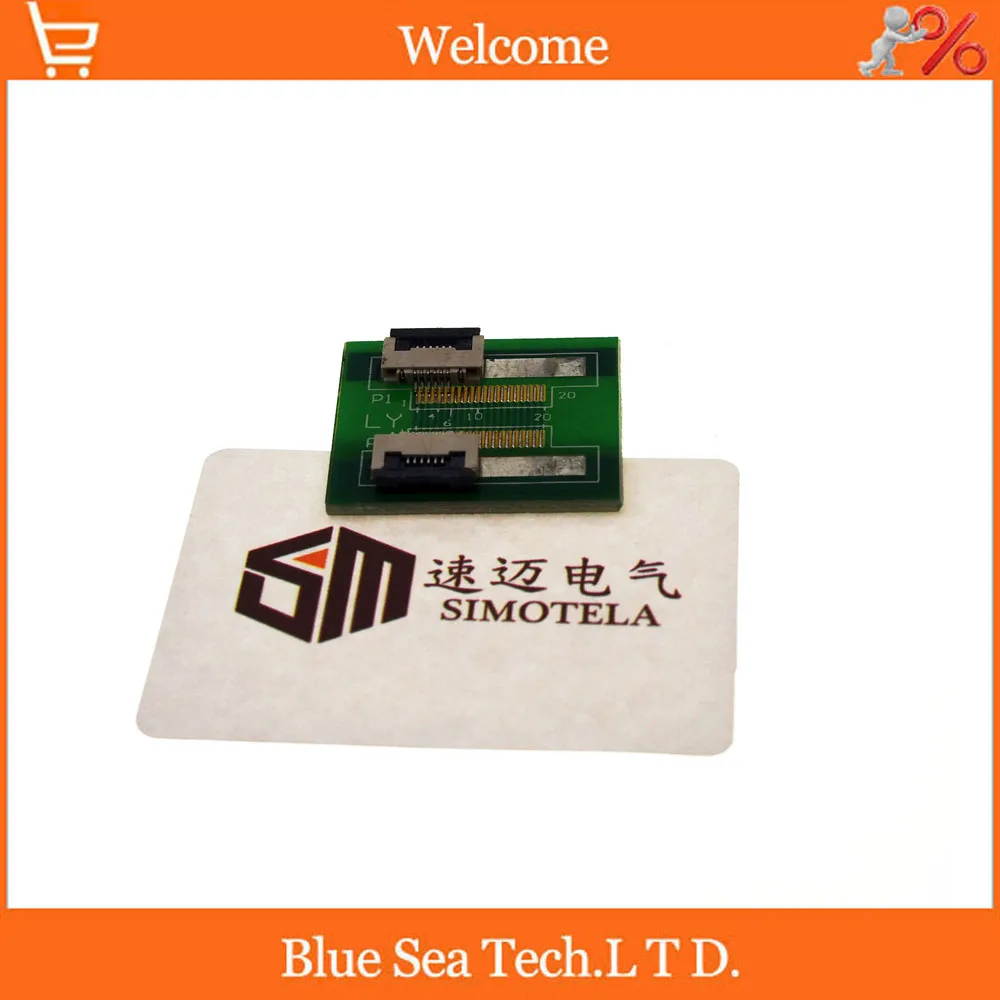 Плата адаптера разъема FPC/FFC PCB плоский кабель для интерфейса ЖК экрана 6 контактов