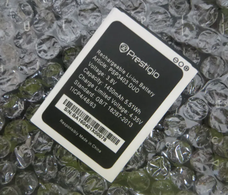 Для Prestigio PSP 3403 WIZE L3 1450mah Мобильный телефон Замена литий-ионного аккумулятора |
