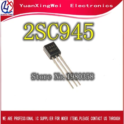 Биполярные транзисторы NPN 2SC945 C945 TO 92 50 в 100 шт.|npn|npn transistor |