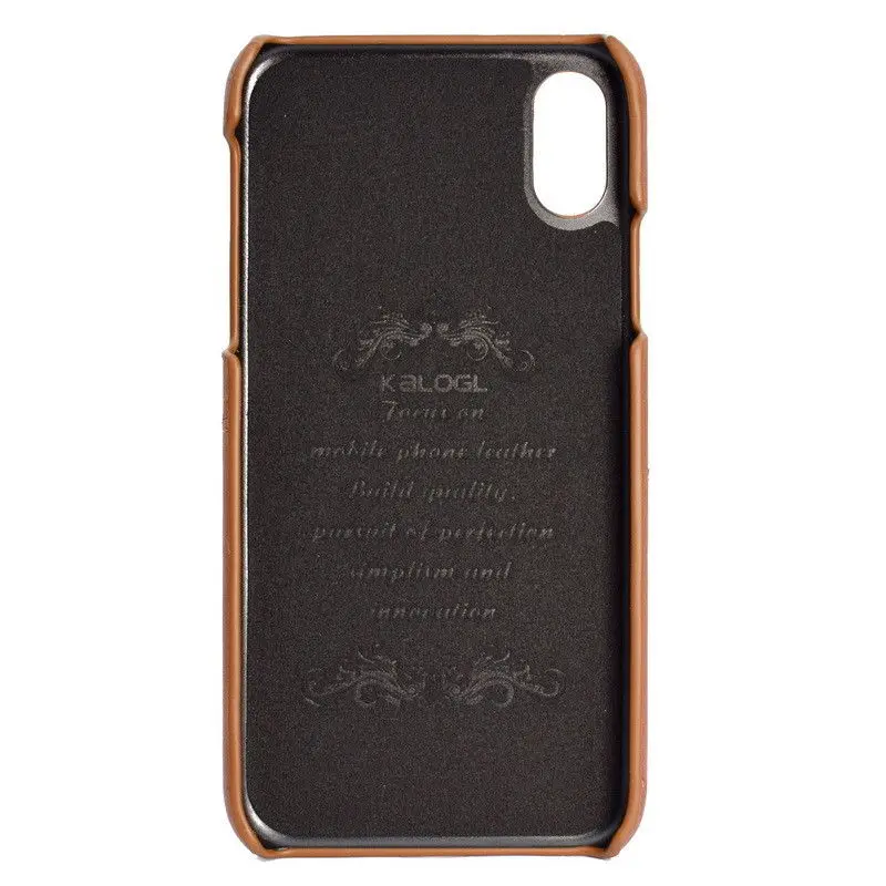 Модный ультра тонкий чехол для телефона из искусственной кожи для iPhone X 10 8 Plus Жесткий ПК слот для карт чехол для iPhone X 6 6 S 7 Plus