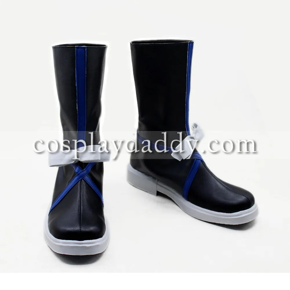 

Touken Ranbu Tonbokiri Black Short Cosplay Boots Shoes S008