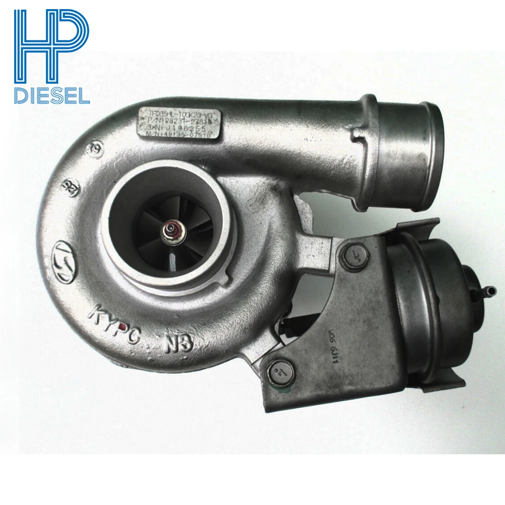 Новый турбокомпрессор TF035 49135 07312 / 07310 для Hyundai Santa Fe 2 CRDI D4EB 155 л.с./114 кВт 2006