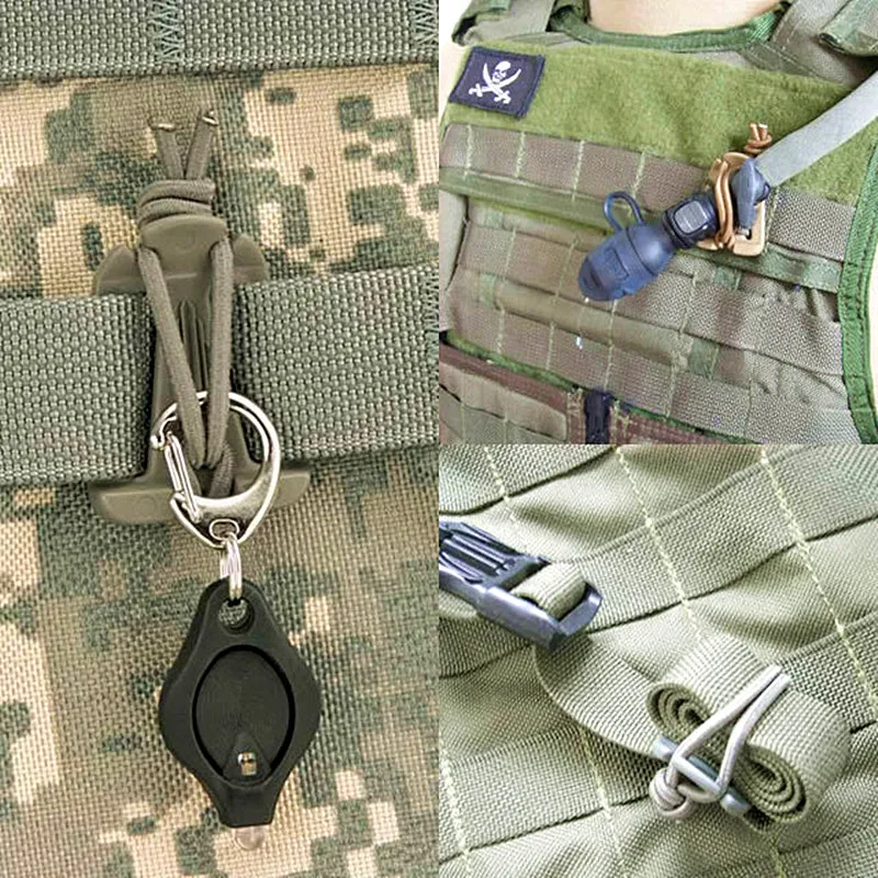 Карабин для рюкзака EDC Gear 2 шт./лот ITW Webdom Web Dominator Molle инструмент повседневного