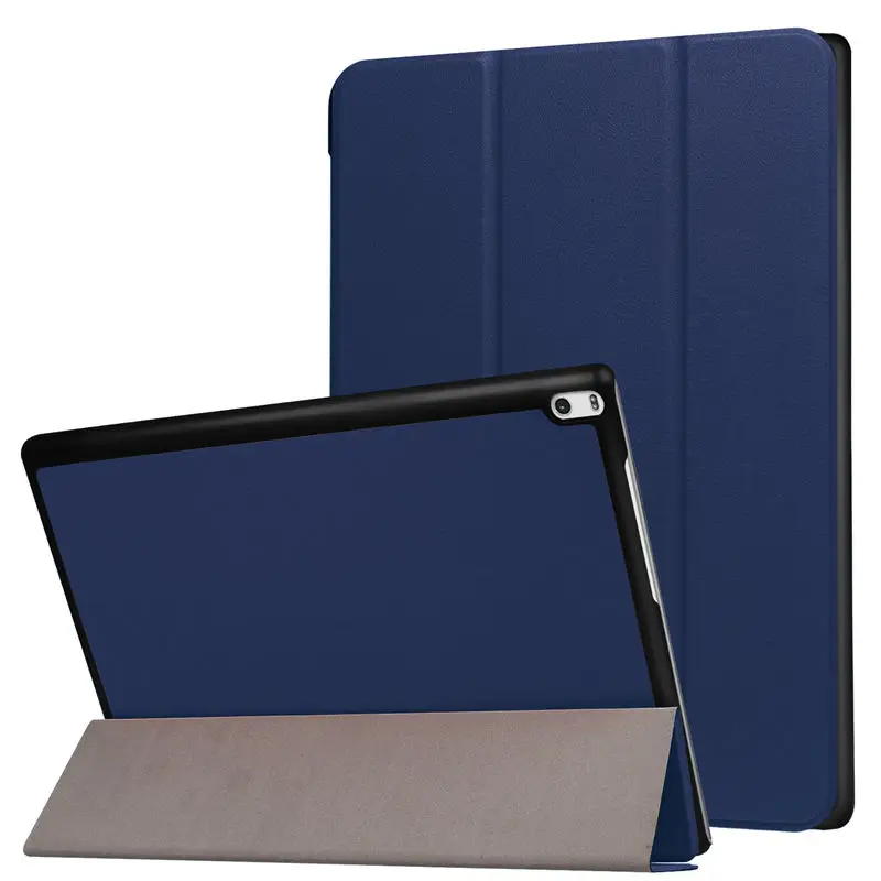 Чехол-книжка из искусственной кожи чехол для lenovo TAB 4 10 плюс Smart Cover для lenovo TAB4 10 плюс TB-X704L TB-X704F TB-X704N 10,"+ Защитная пленка на экран+ подставка для ручек