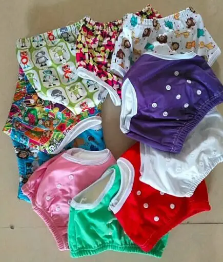 Baby Infant Toddler Waterproof Training Pants Cotton Changing Nappy Cloth Diaper Panties Reusable Washable