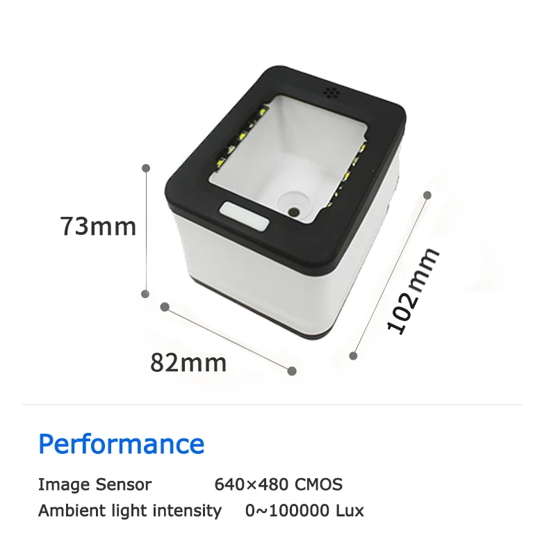 Портативная сканирующая платформа с USB 2D сканер QR кода штрих поддержкой