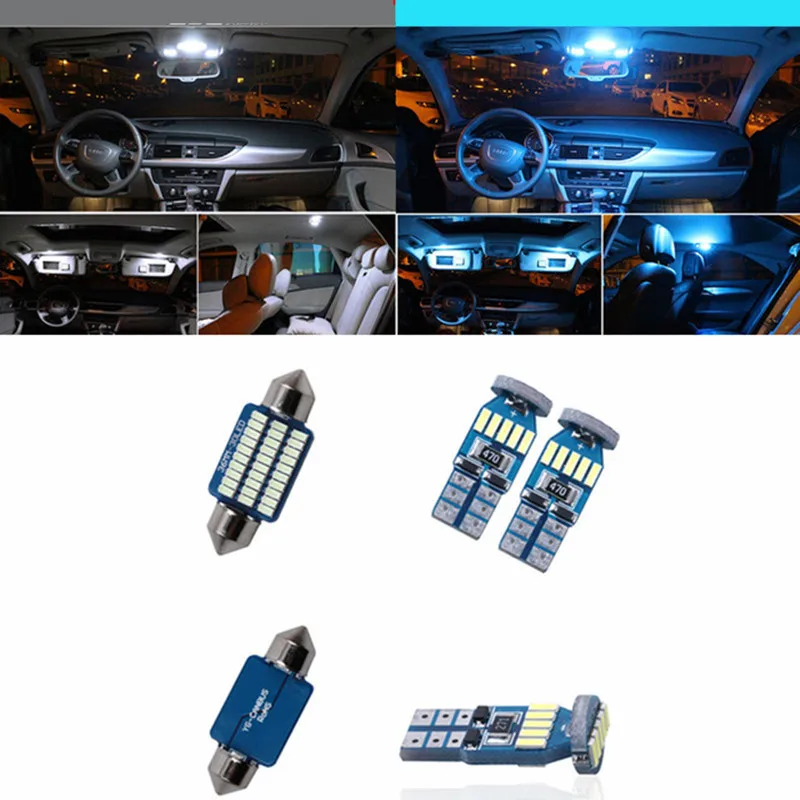 12 шт. набор светодиодных ламп для чтения Volkswagen VW GOLF 4 MKIV MK4 GTI 337 20ae R32 1999
