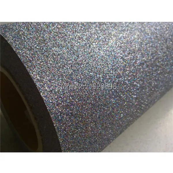 CDG-16 Light multi color Glitter heat transfer reflective film |