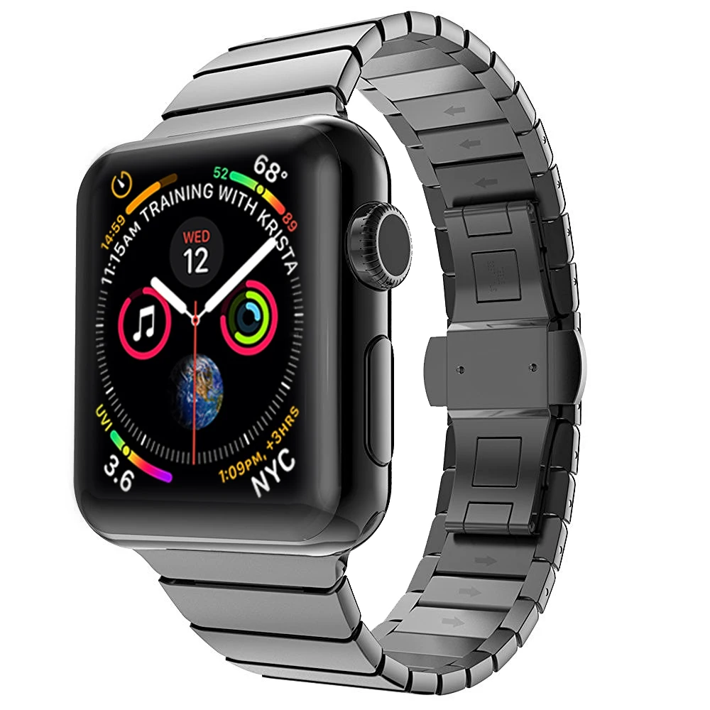 Ремешок OSRUI для Apple watch ремешок часов 4 44 42 мм Бабочка iwatch 3/2/1 40 мм/38 браслет из