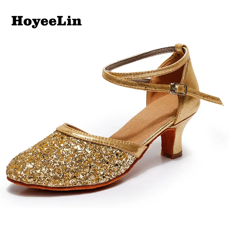 Туфли HoYeeLin для современных танцев женские туфли на каблуках 5 см/7 см бальных