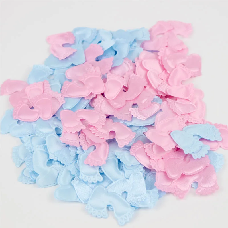 Babyshower сделай сам детские ножки конфетти детский душ розовые попперы для