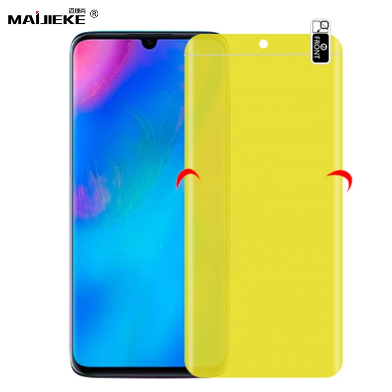 3D с полным покрытием и Экран протектор на huawei P30 Pro Lite V20 гидрогель крышка
