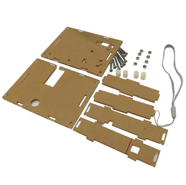 A ЖК-мультиметр LCR-T4 ESR mega328 M328 Транзистор тестер для DIY Электронный комплект с акриловым чехол - Цвет: A