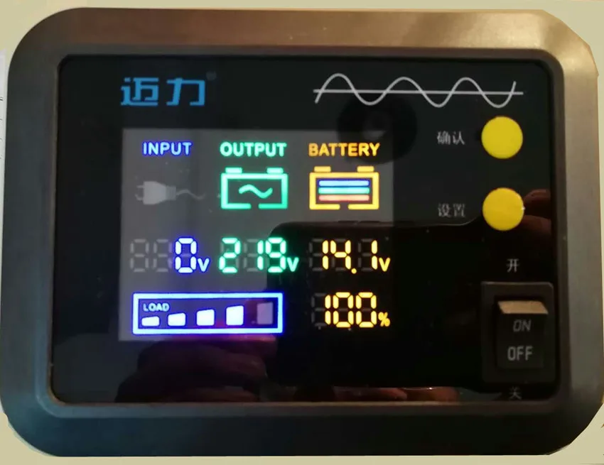 High reliable and cost-effective uninterruptable power supply (UPS) DC to AC inverter 3000W with external LCD display | Обустройство