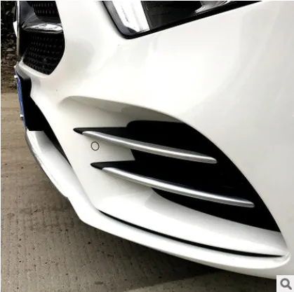 4 шт./лот Пластик ABS хромированные наклейки Накладка для Mercedes Benz A класс W177 A180 A200