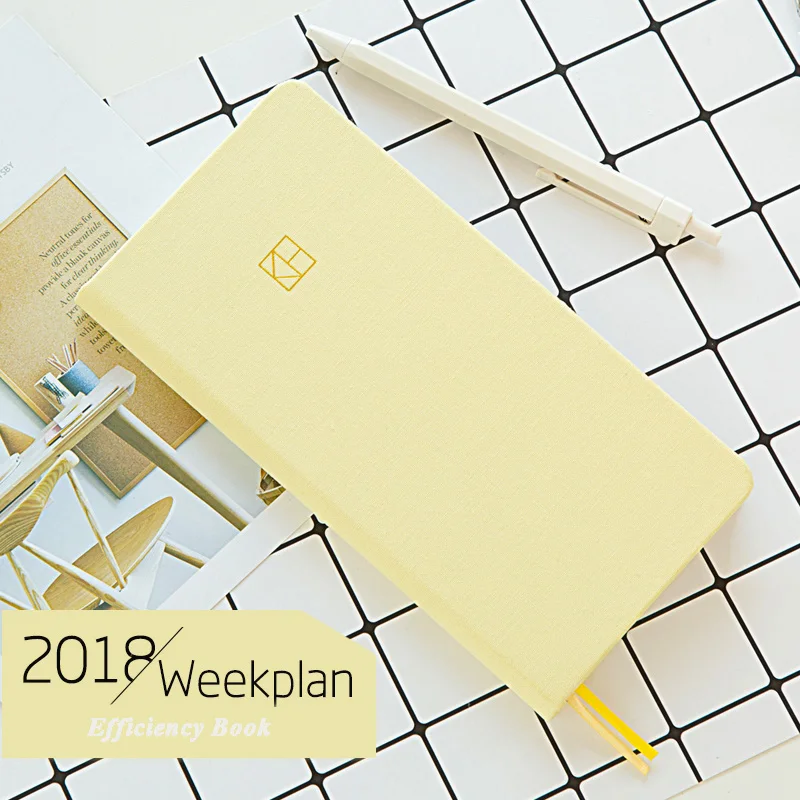 55 недель недатированный Еженедельный план переносной планировщик книга Effeciency