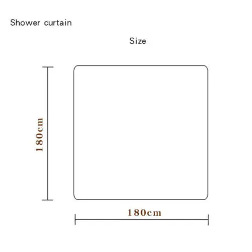 2019 4 PCS Printing Bathroom Non-Slip Toilet Lid Seat Cover Bath Mat Pedestal Rug Shower Curtain Set | Дом и сад