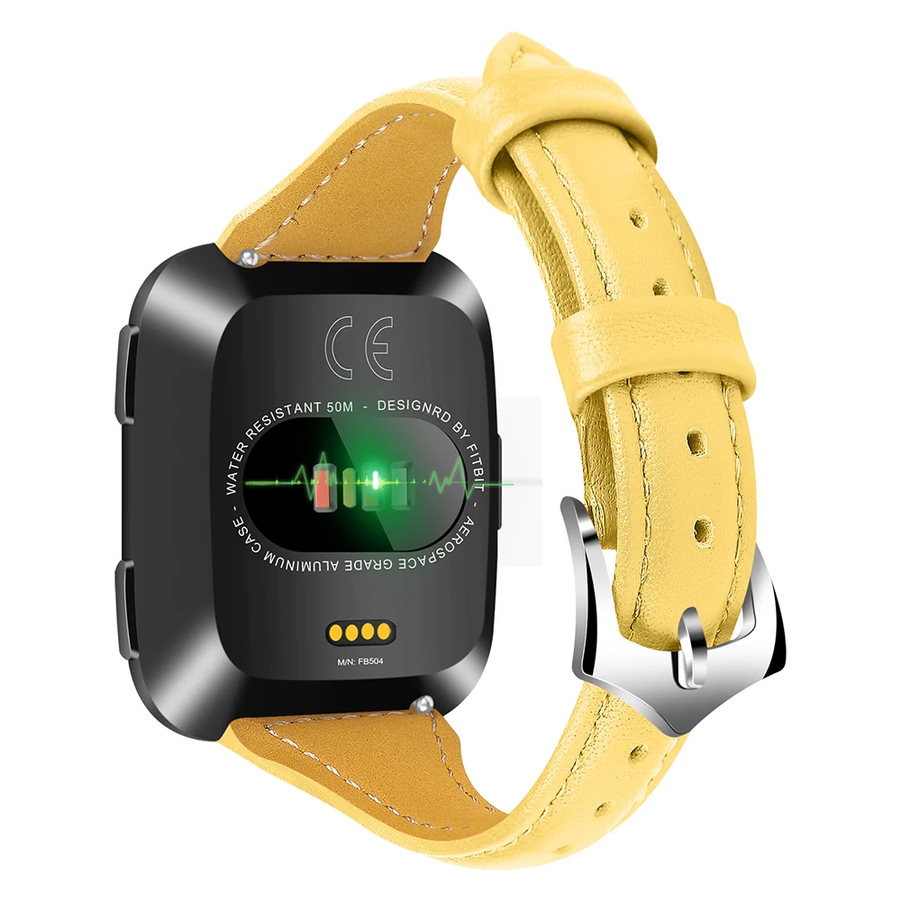Новый браслет для часов fitbit часы versa band кожаный ремешок аксессуары Браслет |