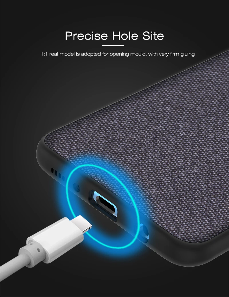 For Samsung Galaxy A50 A30 A10 Case Luxury Soft Silicone edge+Hard Cloth texture protective Back Cover for samsung a40 a70 |