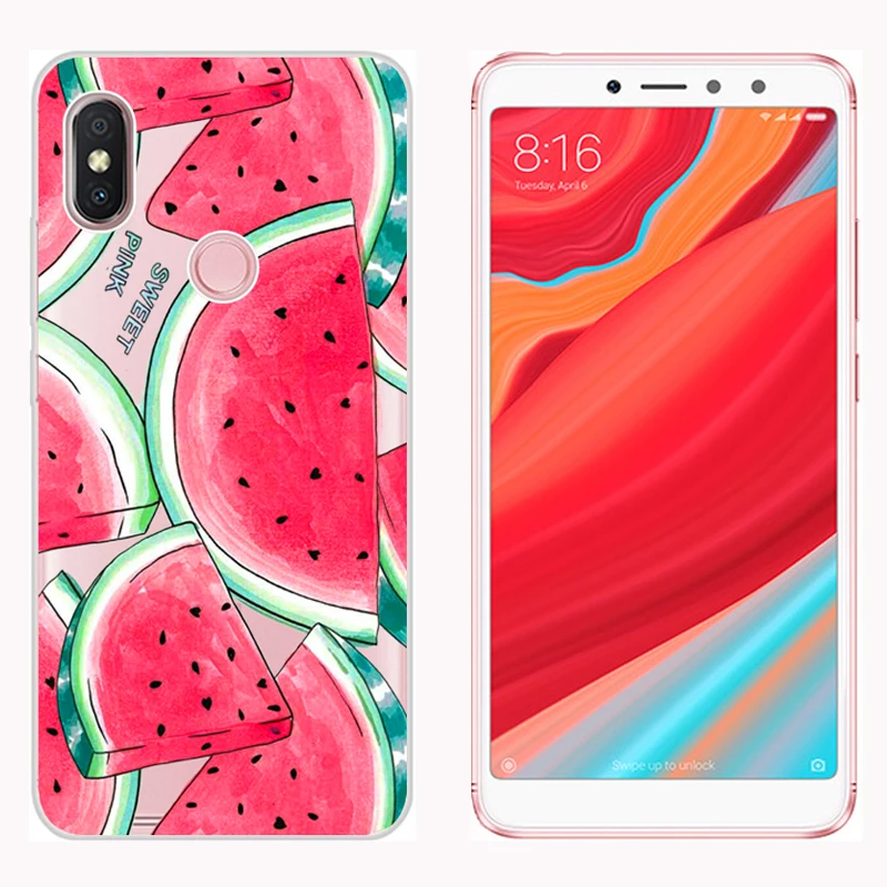 Мягкий чехол из ТПУ для Xiaomi Redmi S2 5 99 дюйма прозрачные силиконовые чехлы с рисунком