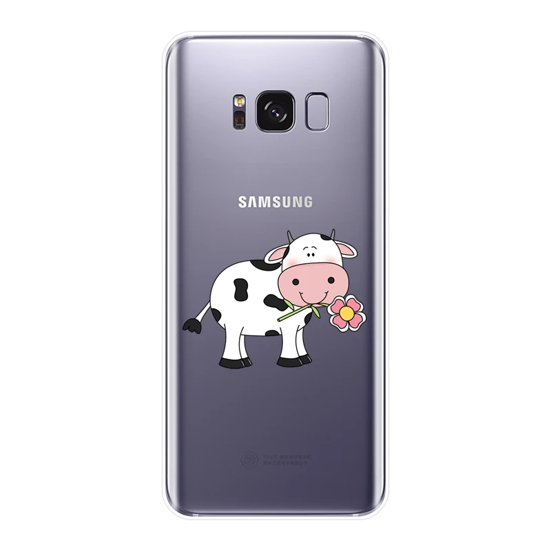Силиконовый чехол для Samsung Galaxy Note 9 8 5 4 S8 S9 Plus S5 S6 S7 Edge | Мобильные телефоны и