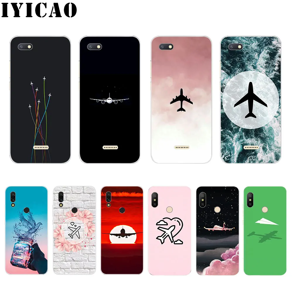 IYICAO самолет истребитель Жесткий Чехол для Xiaomi mi 5 5S 6 8 9 Lite SE A1 A2 F1 x 2 S MAX мы собрали